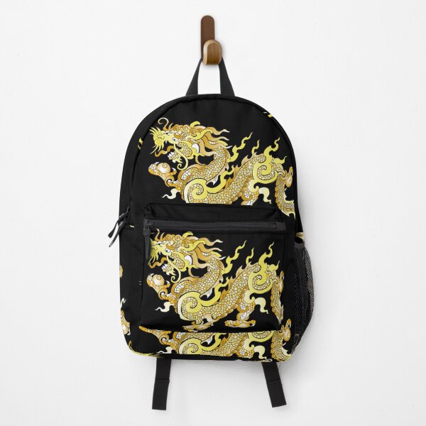 Item preview, Bhutanese Golden Dragon on Black from Old Flag designed and sold by OpenED360.