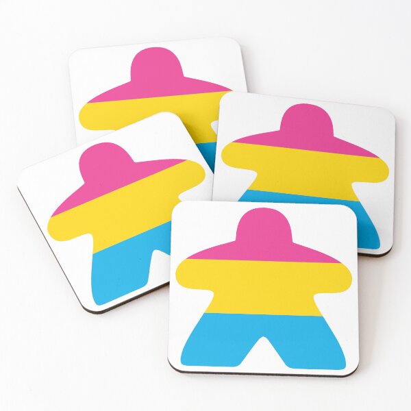 Item preview, Pansexual Pride Flag Meeple designed and sold by BeamGeeks.