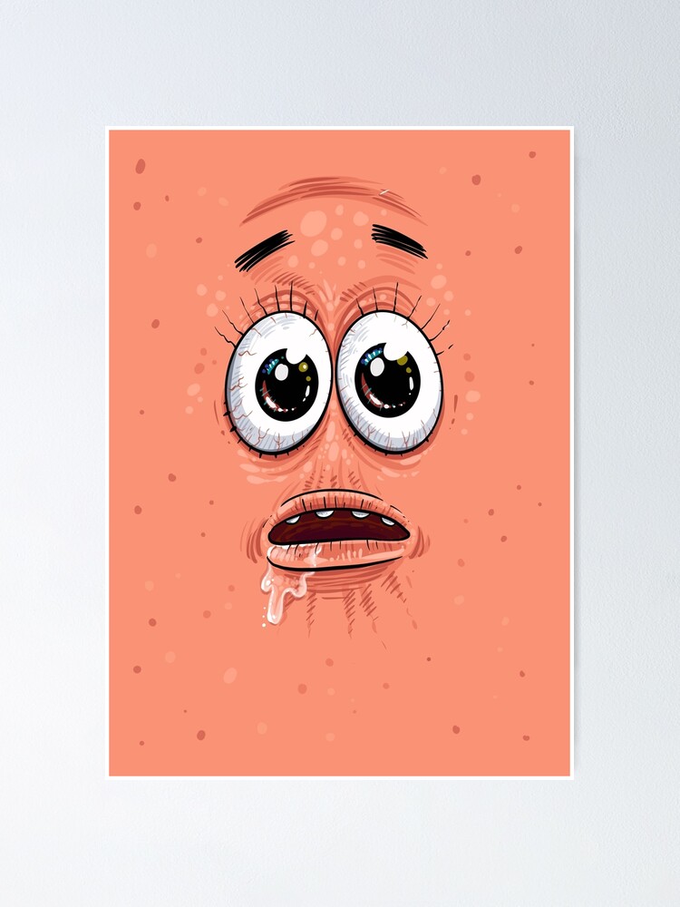 Patrick Star  Poster for Sale by DrawForFunYt