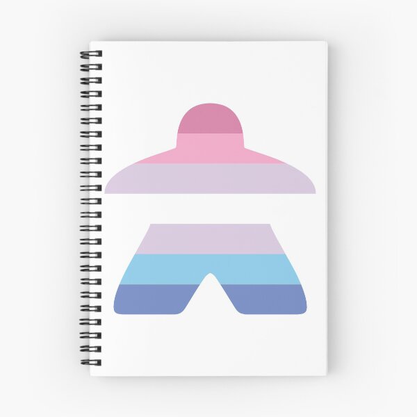 Artikelvorschau, Bigender Pride Flag Meeple entworfen und verkauft von BeamGeeks.