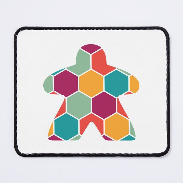 Item preview, Hexagon Pattern Meeple for Board Game Loers designed and sold by BeamGeeks.