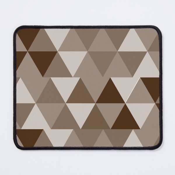 Item preview, Browns, fall colors Geometrical Desk Mat and Mouse Pad designed and sold by Designforoz.