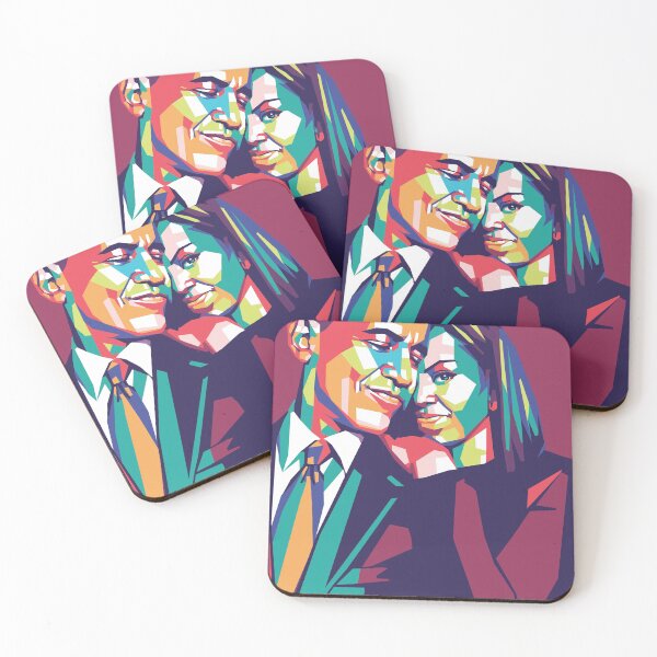 Item preview, Barrack Obama and Michele Obama designed and sold by warkop28.