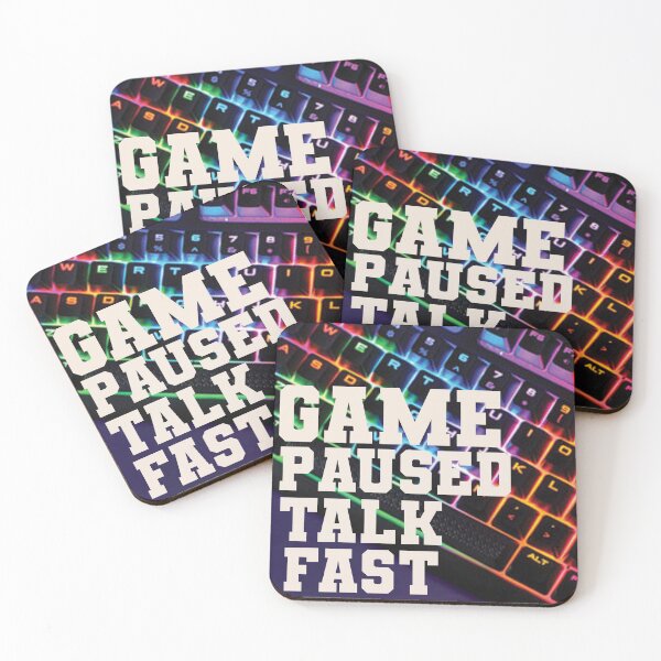 Item preview, Game Paused Talk Fast designed and sold by papaipapai198.