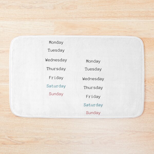Item preview, Days of the Week Pack Sticker designed and sold by Coczzi.