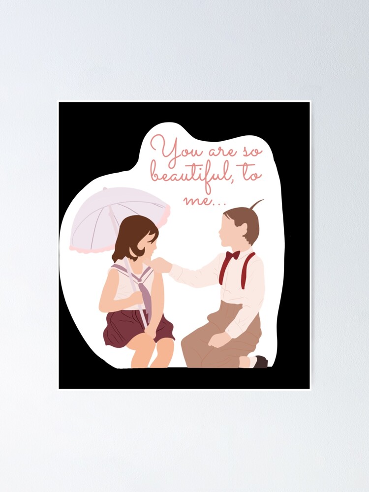 Die kleinen Racker Alfalfa und Darla Sticker Poster, image size:750x1000