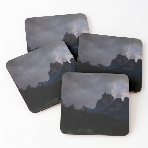 Item preview, Rosengarten Group Mountains in Italy Silhouette designed and sold by nbrandsberg.