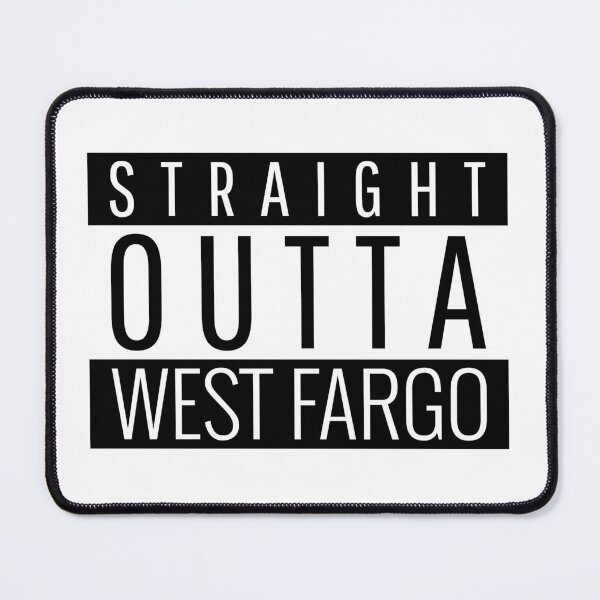 Item preview, Straight Outta West Fargo North Dakota  designed and sold by Teelogic.