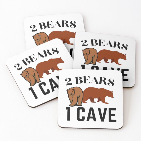 Item preview, 2 bears 1 cave     designed and sold by PhoenixLaserArt.