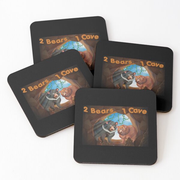 Item preview, 2 Bears 1 Cave -   designed and sold by PhoenixLaserArt.