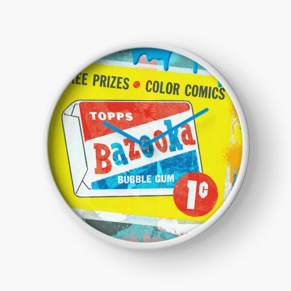 VintageBazookaPopArt Clock