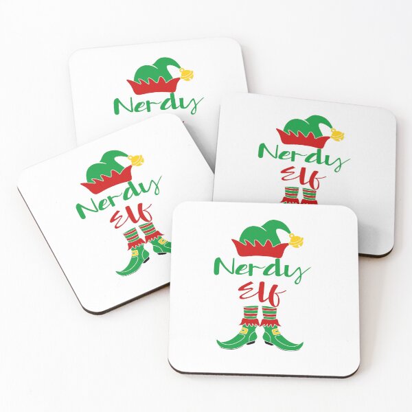 Item preview, Nerdy Elf designed and sold by Christmas-Tees.