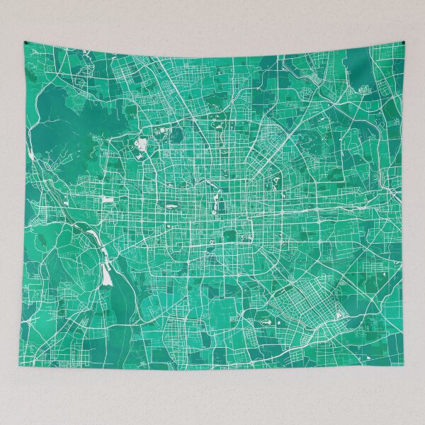 Item preview, Mapa de la ciudad de Beijing de China - Acuarela designed and sold by deMAP.