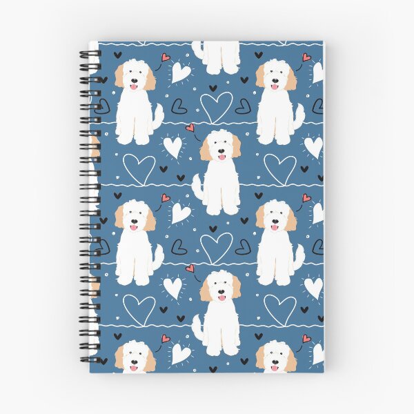 Item preview, LOVE White Cream Goldendoodle Dog designed and sold by Lulupainting.