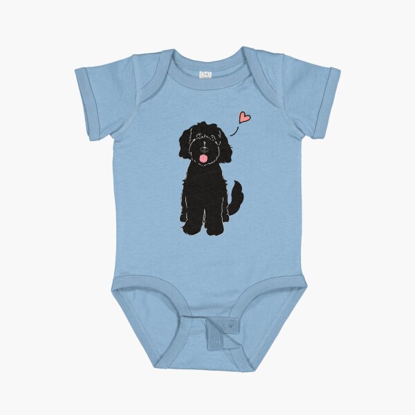 Item preview, LOVE Black Goldendoodle Dog designed and sold by Lulupainting.