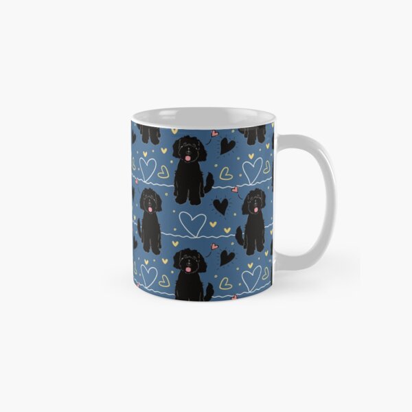 Item preview, LOVE Black Goldendoodle Dog designed and sold by Lulupainting.
