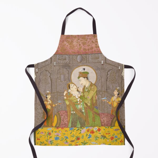 Item preview, A Prince and His Consort  designed and sold by HinduArtGallery.