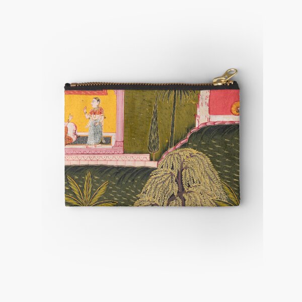 Item preview, Rati, the Goddess of Erotic Love, Takes Aim at Krishna, from a Rasikapriya designed and sold by HinduArtGallery.