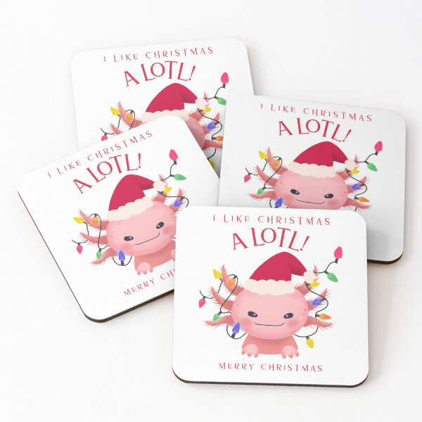 Item preview, I like Christmas a lotl - X-mas axolotl designed and sold by Dvzshirts.