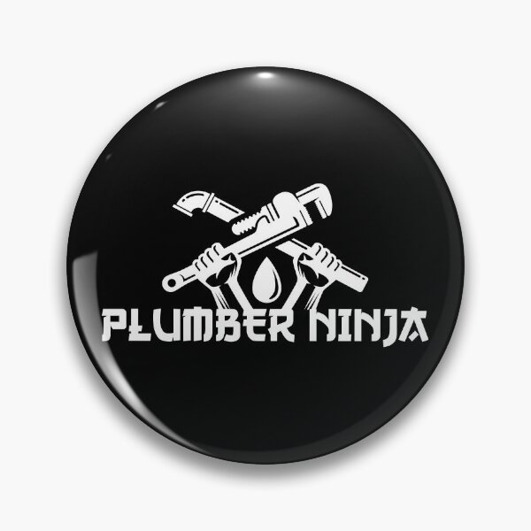 Aperçu de l'œuvre Cadeau Ninja plombier pour plombiers créée et vendue par playloud.