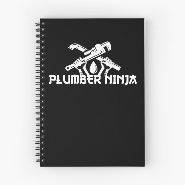 Aperçu de l'œuvre Cadeau Ninja plombier pour plombiers créée et vendue par playloud.