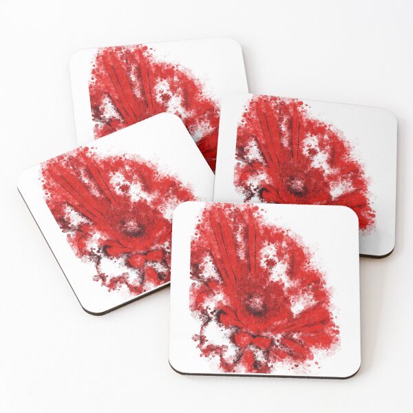 Item preview, Red Gerbera Abstract color designed and sold by artdragongift 15.