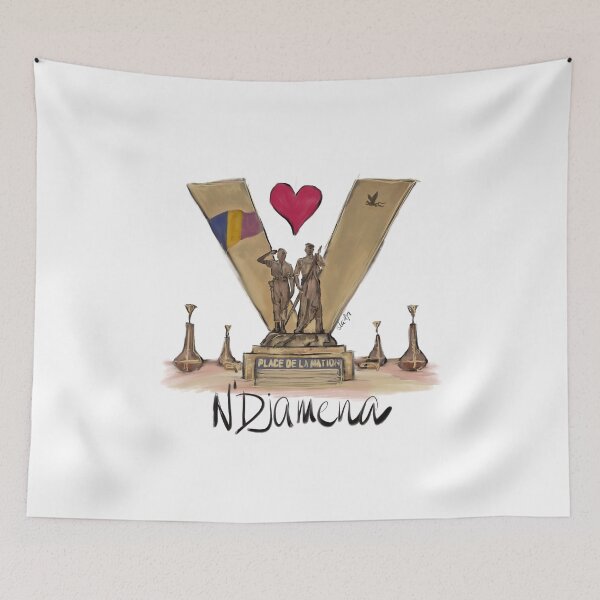 Item preview, I love N’Djamena designed and sold by sladjana.