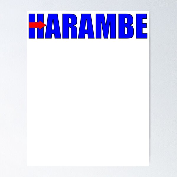 Item preview, HARAMBE 2016 FOR PRESIDENT SHIRT designed and sold by earlstevens.