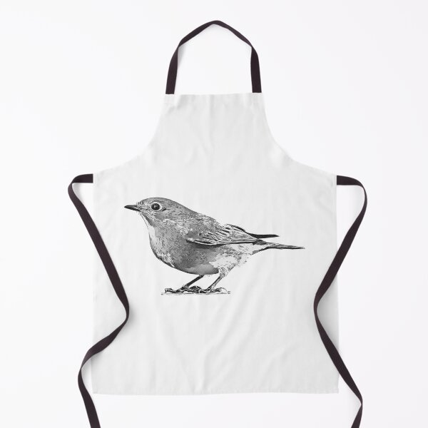 Item preview, Eastern Bluebird Female Black and White designed and sold by KxNation.