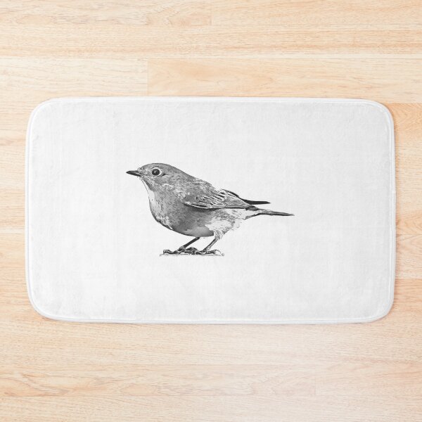Item preview, Eastern Bluebird Female Black and White designed and sold by KxNation.