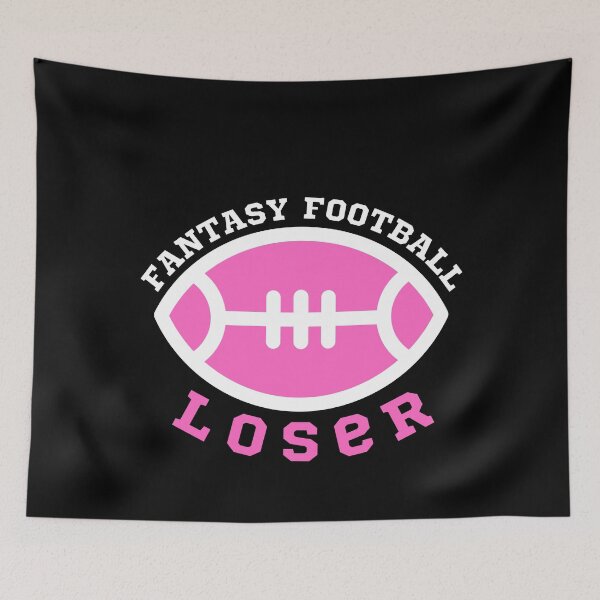 Item preview, Fantasy Football Loser Pink Football- Fantasy Football League (FFL) designed and sold by CaitU.