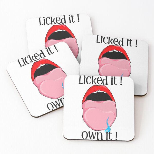 Item preview, Licked it, Own it (Black text) designed and sold by Swags.