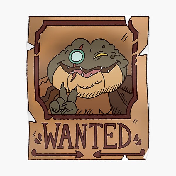 Captain Grime Wanted Poster