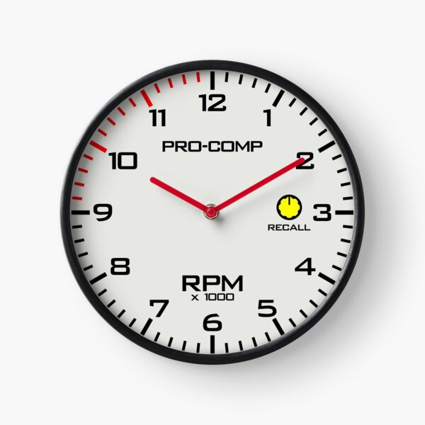 Pro Comp Tachometer Clock Clock