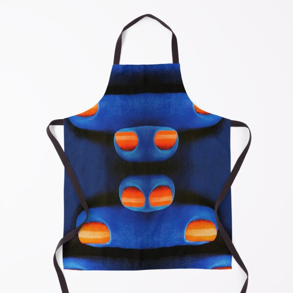 Item preview, bright red painted nails on vivid blue fingers designed and sold by mister-john.