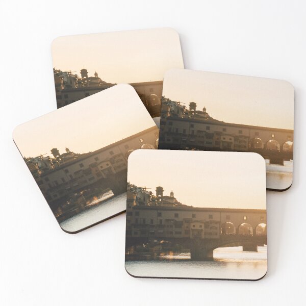 Item preview, Ponte Vecchio Florence at sunset designed and sold by SuzanneSpijkersPhotography.
