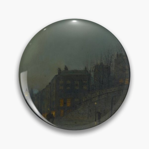 Item preview, John Atkinson Grimshaw View of Heath Street by Night 1882 designed and sold by Art Outlaws.