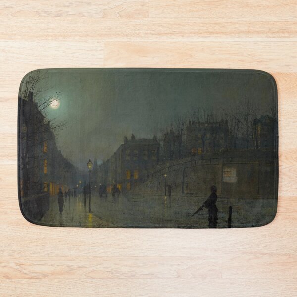 Item preview, John Atkinson Grimshaw View of Heath Street by Night 1882 designed and sold by Art Outlaws.