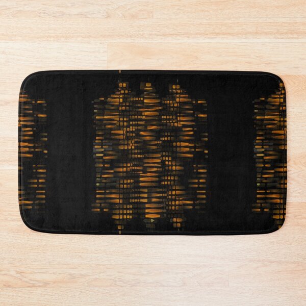 Item preview, grid shaped golden abstract pattern and design designed and sold by mister-john.