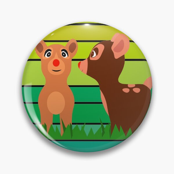 Item preview, Deers In Love Sticker designed and sold by blueocan.