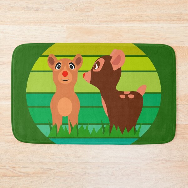 Item preview, Deers In Love Sticker designed and sold by blueocan.