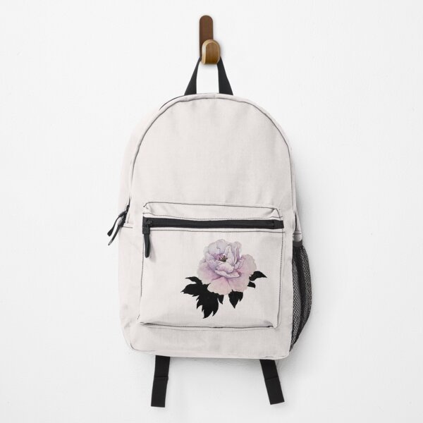 Item preview, pink peony in ink and watercolor designed and sold by mooonhannah.