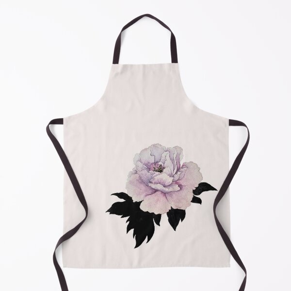 Item preview, pink peony in ink and watercolor designed and sold by mooonhannah.