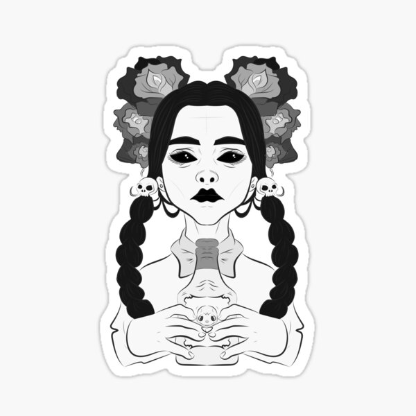 Addams Family Tattoo Stickers for Sale  Redbubble