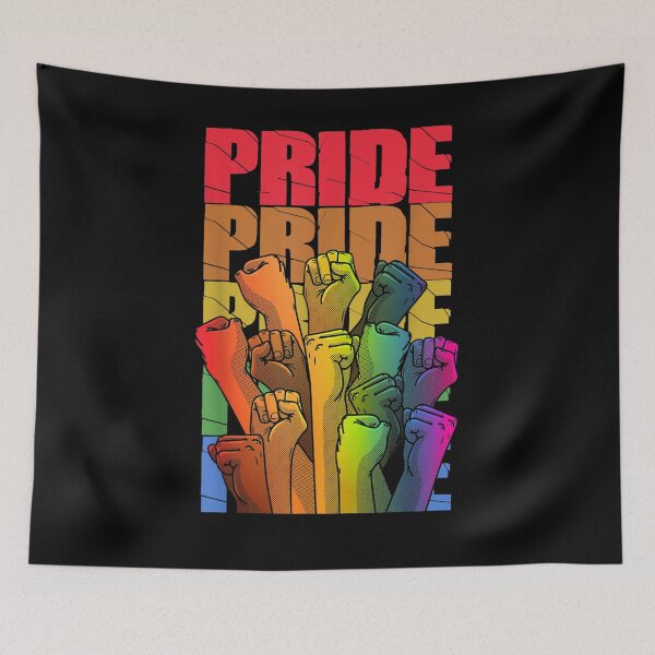 Item preview,  Pride Month Rainbow Flag Fist Queer Lgbt designed and sold by donnagia.