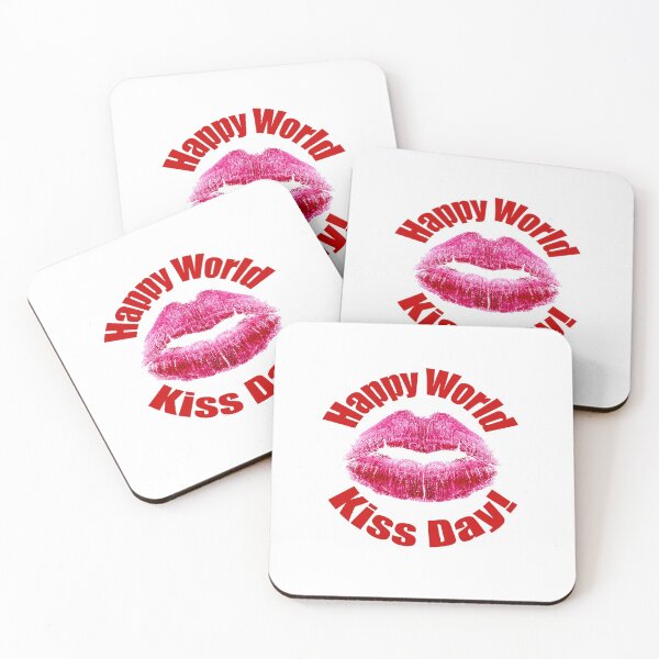 Item preview, Happy World Kiss Day! designed and sold by blakcirclegirl.