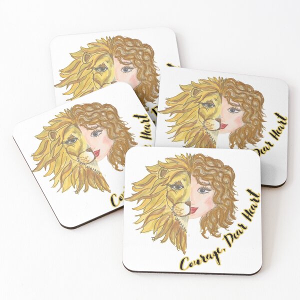 Item preview, Courage | lion quote designed and sold by NathBros.
