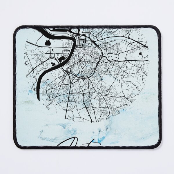 Item preview, Antwerp - Belgium Alpha Watercolor Map designed and sold by WatercolorMap.