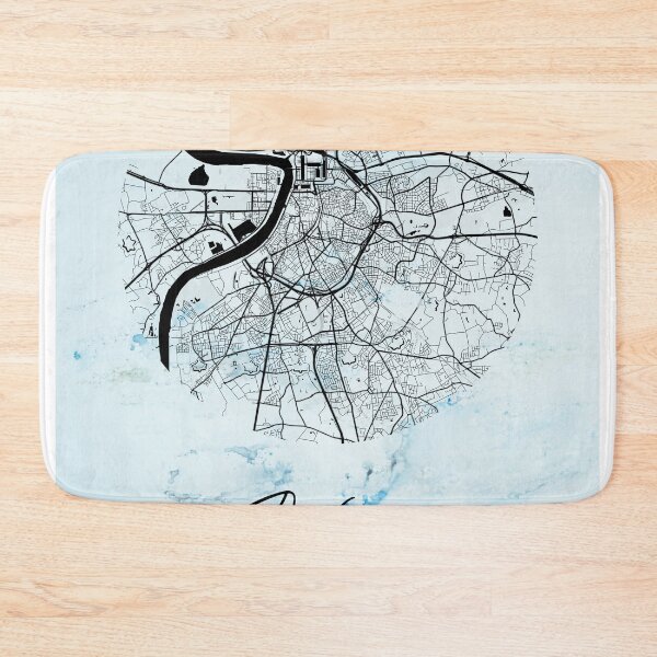 Item preview, Antwerp - Belgium Alpha Watercolor Map designed and sold by WatercolorMap.