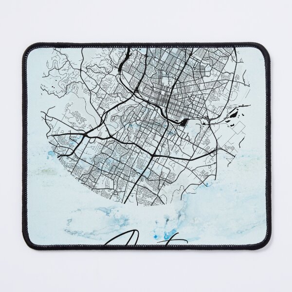 Item preview, Austin - Texas Alpha Watercolor Map designed and sold by WatercolorMap.